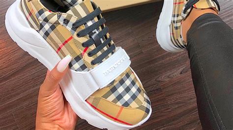 burberry adidas sneakers|Burberry sneakers for females.